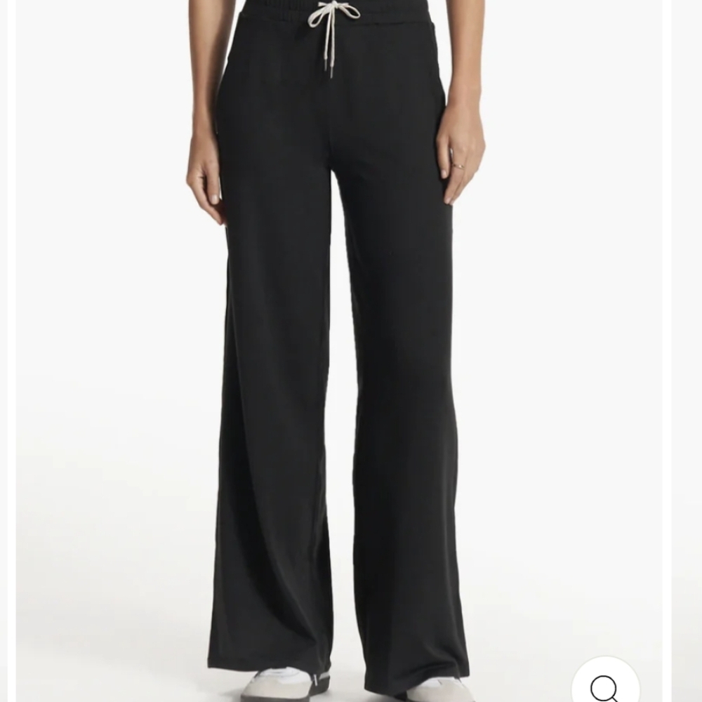 Vuori Black Wide Leg Pants